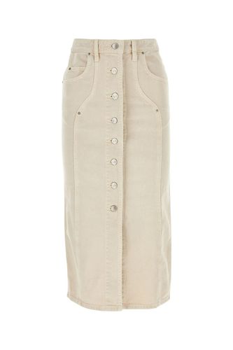 Ivory Denim Vandy Skirt - Marant Étoile - Modalova