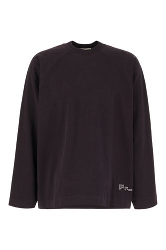 Aubergine Cotton Oversize Sweatshirt - Studio Nicholson - Modalova