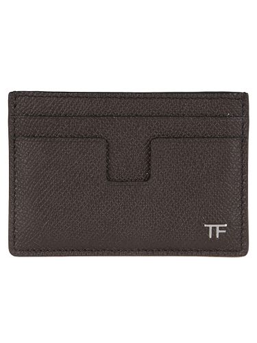 Logo Plaque Classic Credit Card Holder - Tom Ford - Modalova