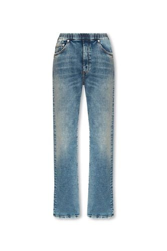 Elastic Waisted Wide-leg Jeans - HERON PRESTON - Modalova