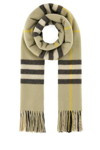 Burberry Embroidered Cashmere Scarf - Burberry - Modalova