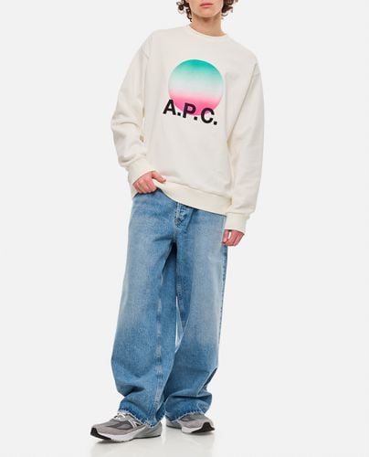 A. P.C. Sunset Crewneck Cotton Sweatshirt - A.P.C. - Modalova