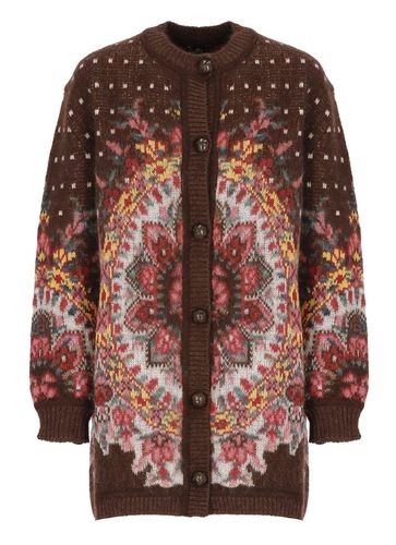 Etro Cardigan With Logo - Etro - Modalova