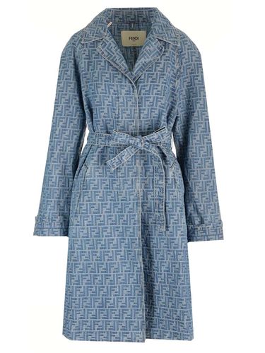 Fendi Linen And Cotton Trench Coat - Fendi - Modalova