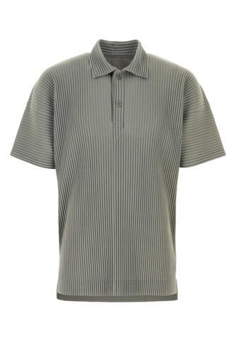 Grey Polyester Polo Shirt - Homme Plissé Issey Miyake - Modalova