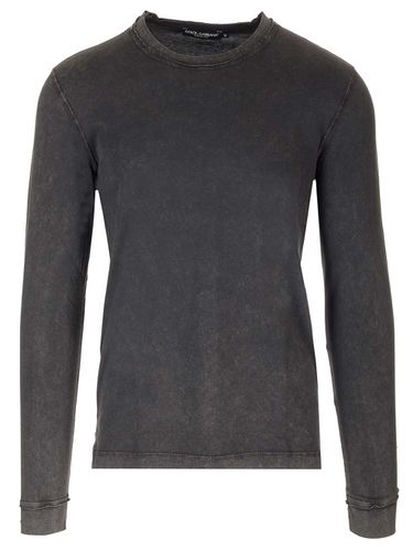 Long-sleeved Jersey T-shirt - Dolce & Gabbana - Modalova