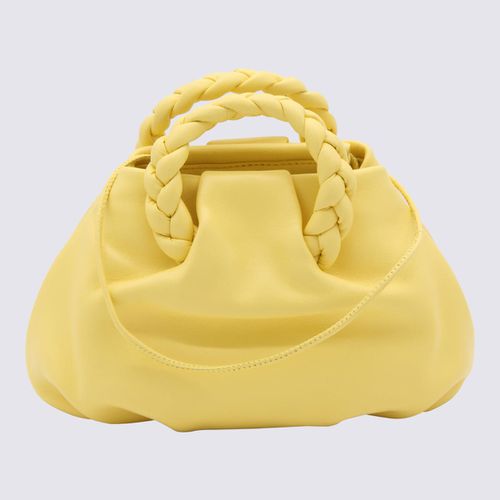 Yellow Leather Bombon Handle Bag - Hereu - Modalova