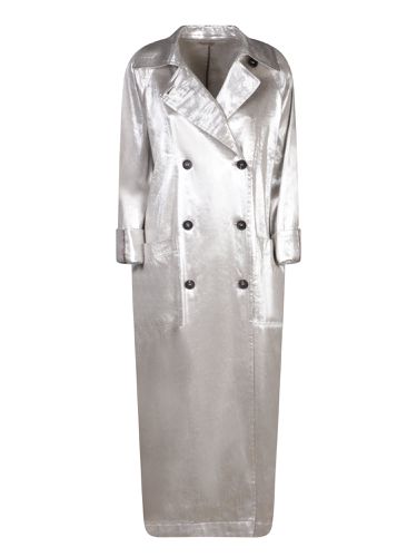 Silver Trench Coat - Brunello Cucinelli - Modalova