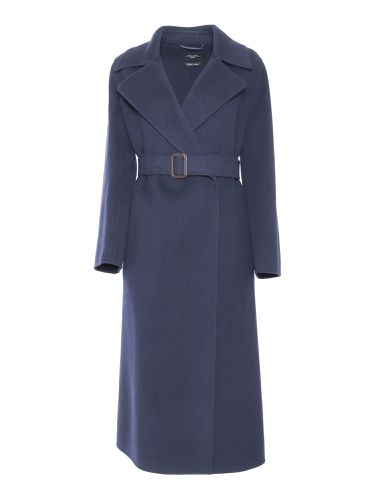 Weekend Max Mara Manu Navy Coat - Weekend Max Mara - Modalova