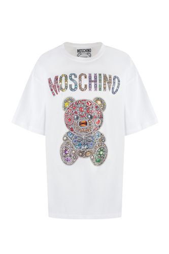 Moschino Cotton Crew-neck T-shirt - Moschino - Modalova