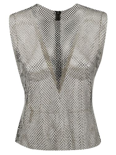 See-through Sleeveless Top - Philosophy di Lorenzo Serafini - Modalova