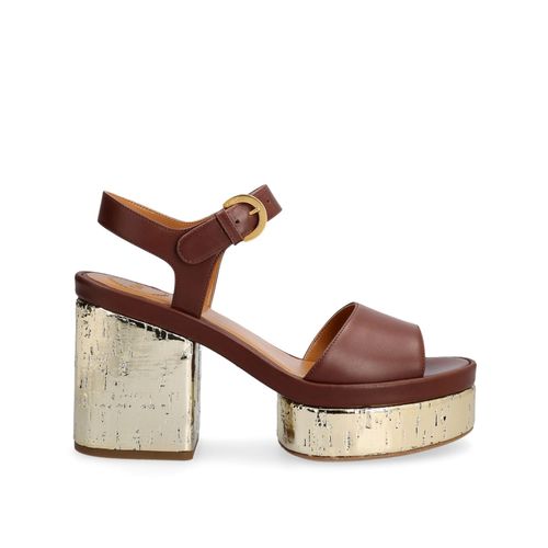 Chloé Odina Leather Sandals - Chloé - Modalova