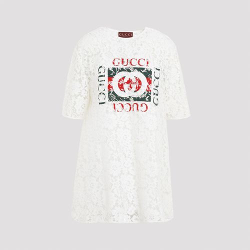 Gucci Flower Lace Top - Gucci - Modalova