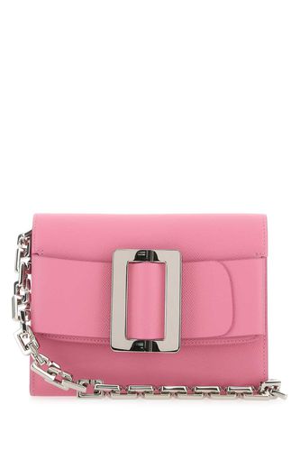 Pink Leather Buckle Travel Shoulder Bag - BOYY - Modalova