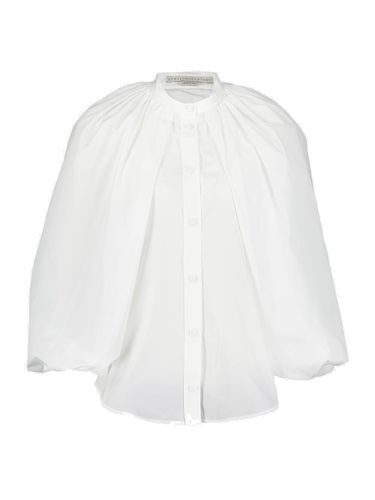 Balloon Sleeved Curved Hem Shirt - Stella McCartney - Modalova