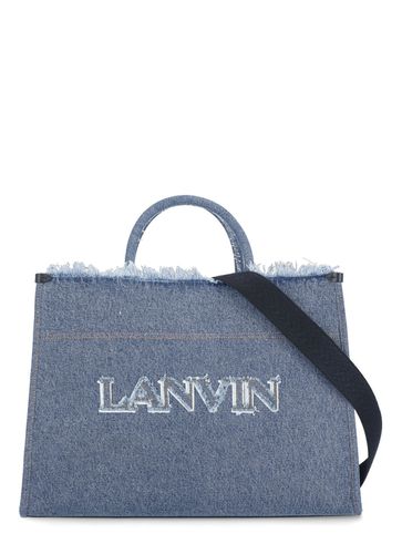 Lanvin Fringe Detail Logo Tote - Lanvin - Modalova