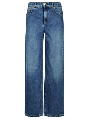 Moschino Blue Cotton Jeans - Moschino - Modalova