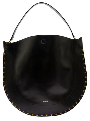 Oskan Hobo Shoulder Bag With Studs Trim In Leather Woman - Isabel Marant - Modalova