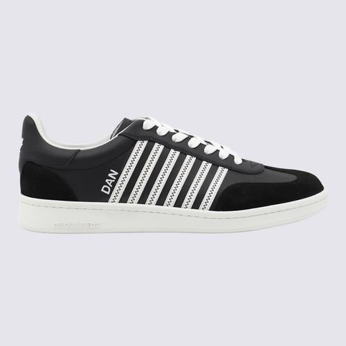 Dsquared2 Black Leather Sneakers - Dsquared2 - Modalova