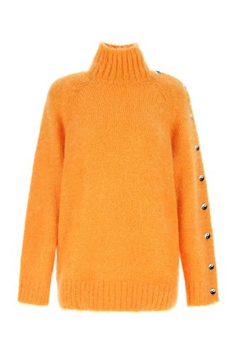 Orange Mohair Blend Oversize Sweater - Rotate by Birger Christensen - Modalova