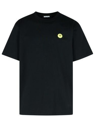 Barrow Black Cotton Orso T-shirt - Barrow - Modalova