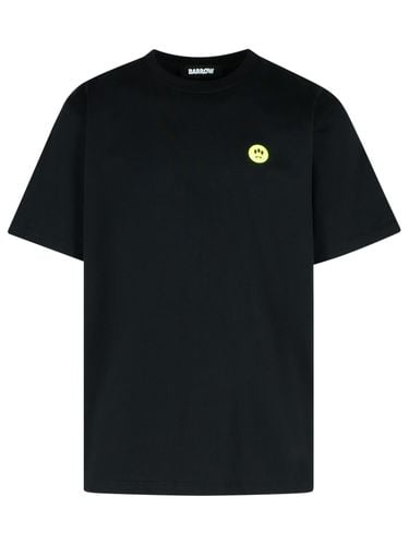 Barrow Black Cotton Orso T-shirt - Barrow - Modalova