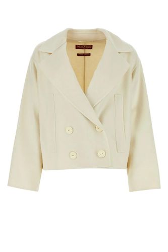 Ivory Wool Blend Celso Blazer - Max Mara Studio - Modalova