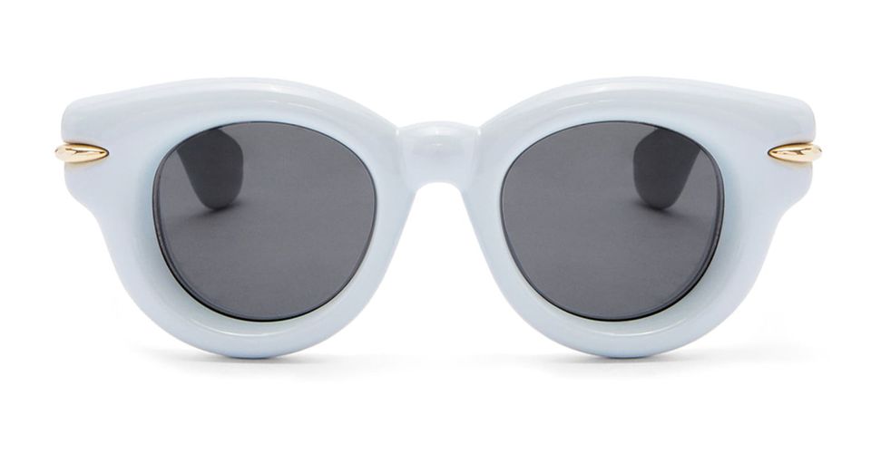 Inflated Round - Light Blue Sunglasses - Loewe - Modalova