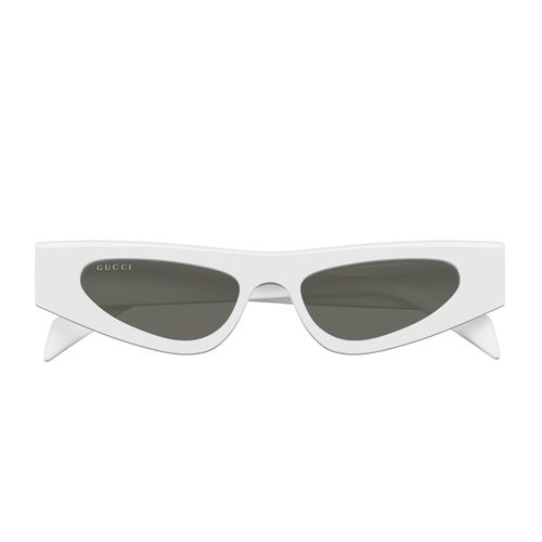 Gucci Gg1779s Linea Fashion 002 White Grey Sunglasses - Gucci Eyewear - Modalova