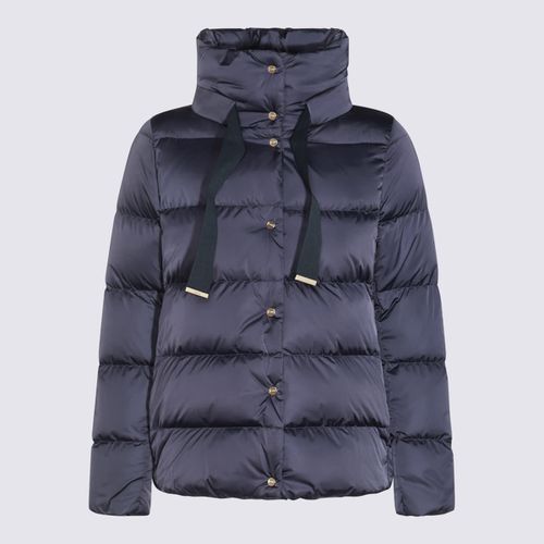 Herno Navy Blue Down Jacket - Herno - Modalova