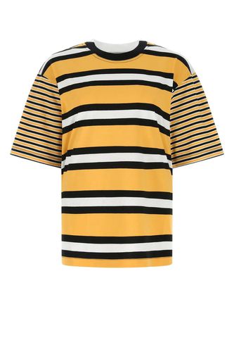 Embroidered Cotton Oversize T-shirt - Marni - Modalova