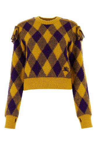 Burberry Embroidered Wool Sweater - Burberry - Modalova