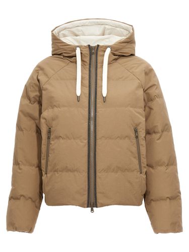 Hooded Down Jacket - Brunello Cucinelli - Modalova