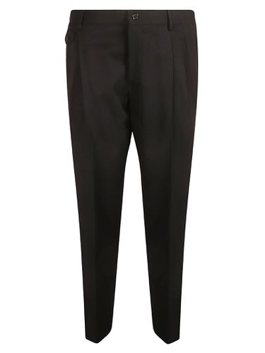 Regular Plain Trousers - Dolce & Gabbana - Modalova