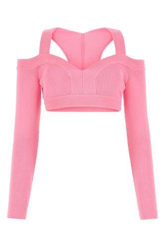 Pink Stretch Viscose Blend Top - Alexander McQueen - Modalova