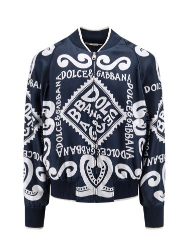 Dolce & Gabbana Silk Bomber Jacket - Dolce & Gabbana - Modalova