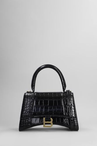 Hourglass Hand Bag In Leather - Balenciaga - Modalova