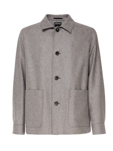 Zegna Virgin Wool Chore Jacket - Zegna - Modalova