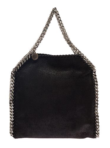 Chain Tiny Tote Bag With Logo Engraved On Charm In Faux Leather Woman - Stella McCartney - Modalova