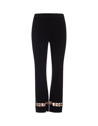 Knitted Trousers With Medals - Paco Rabanne - Modalova