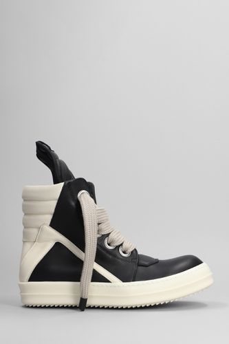 Jumbolaced Geobasket Sneakers In Leather - Rick Owens - Modalova