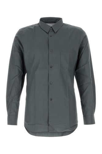 Dark Grey Poplin Shirt - Comme des Garçons Shirt - Modalova