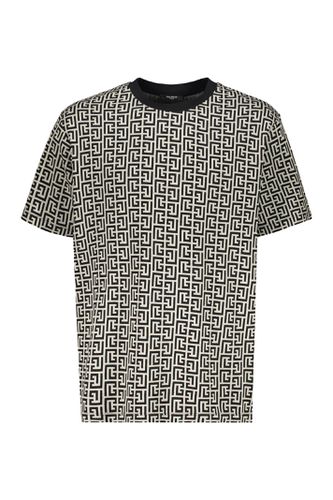 Balmain Cotton Crew-neck T-shirt - Balmain - Modalova