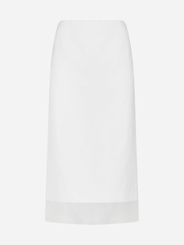 Aceti Double Layer Midi Skirt - SportMax - Modalova