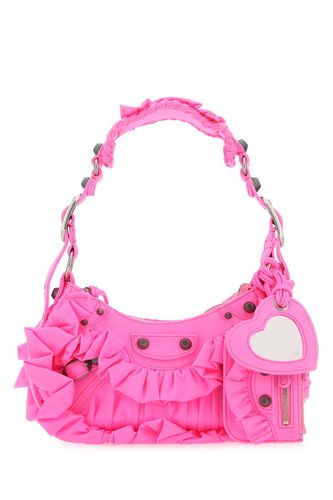 Fluo Pink Fabric Le Cagole Xs Shoulder Bag - Balenciaga - Modalova