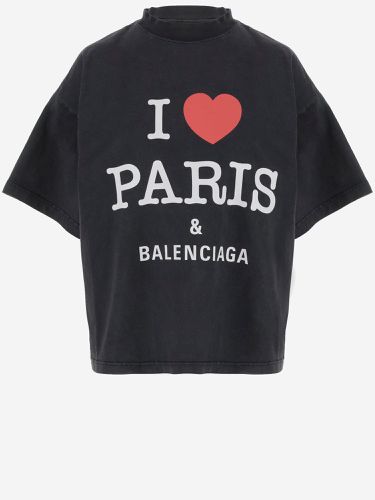 I Love Paris & Cropped T-shirt - Balenciaga - Modalova