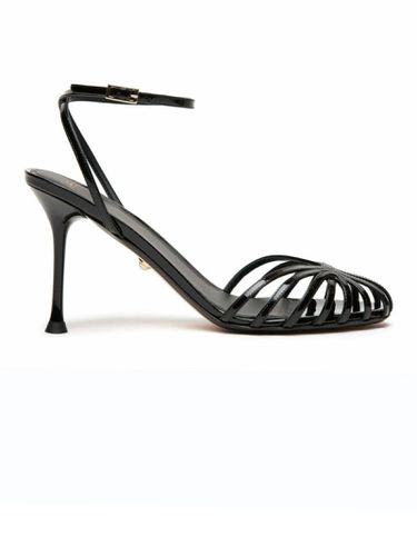 Patent Leather Cage Sandals - Alevì - Modalova