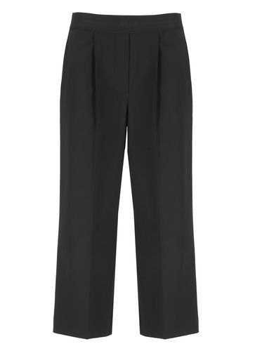 MSGM Wool Pants - MSGM - Modalova