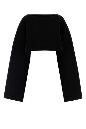 Jil Sander Black Wool Blend Cape - Jil Sander - Modalova