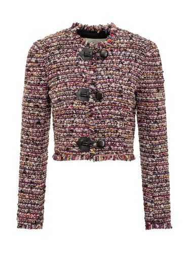 Tweed Frayed Hem Jacket - Isabel Marant - Modalova